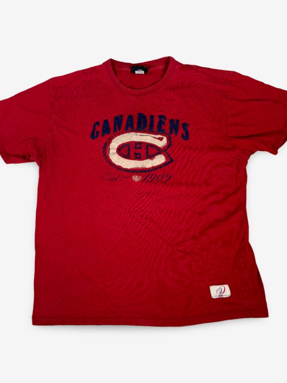 NHL Canadiens Montreal Embroidered Logo T-Shirt
